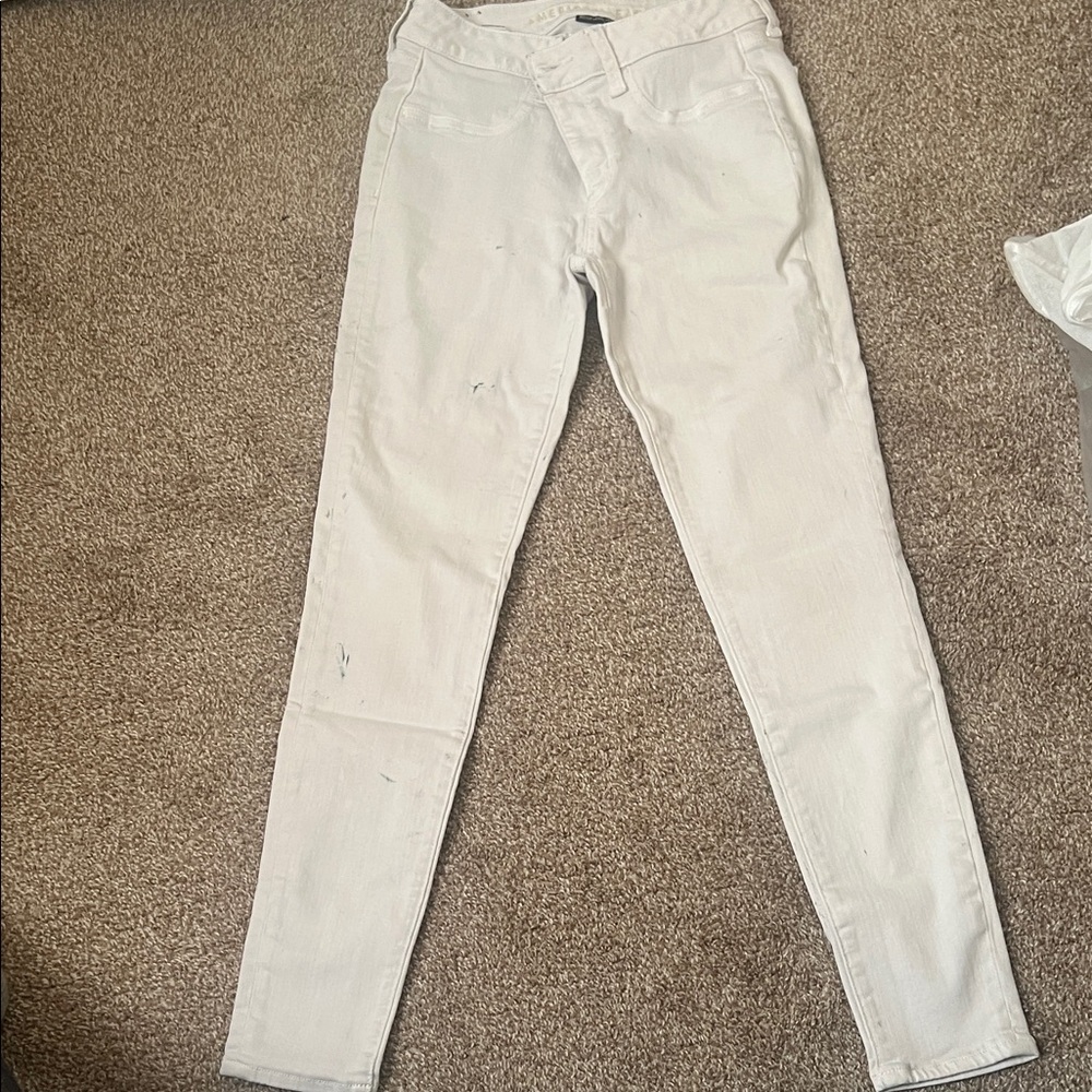 American Eagle Outfitters White Jeans